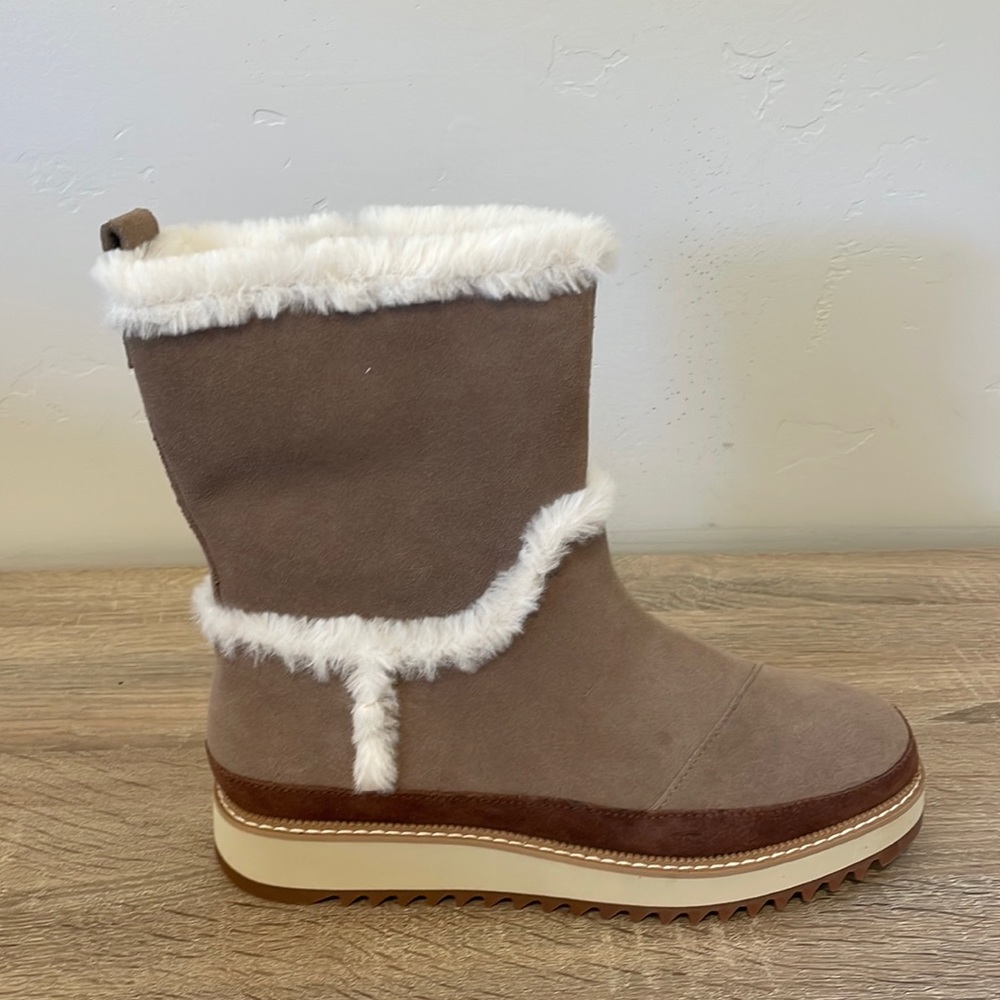 Makenna Water Resistant Taupe Grey Boot